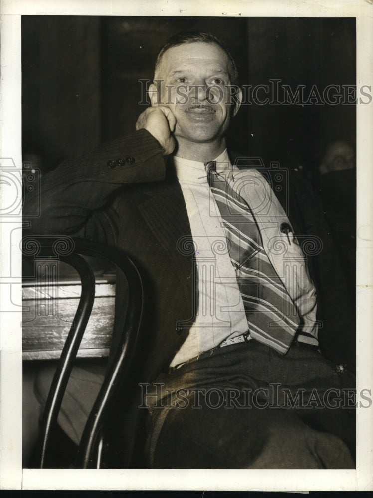 1938 Press Photo Keith Hamman on Senate investigation of the "Little Steel"