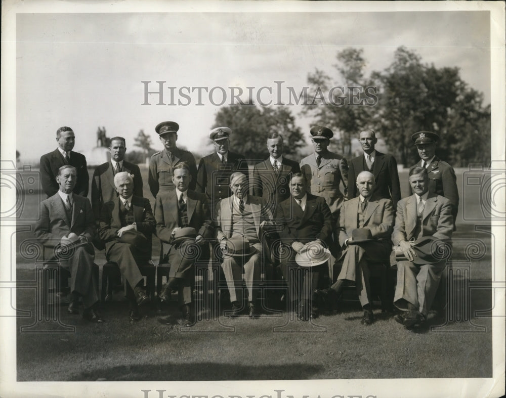 1940 Press Photo Canada U.S Defense Board J.D Hickerson, H.K Keenleyside