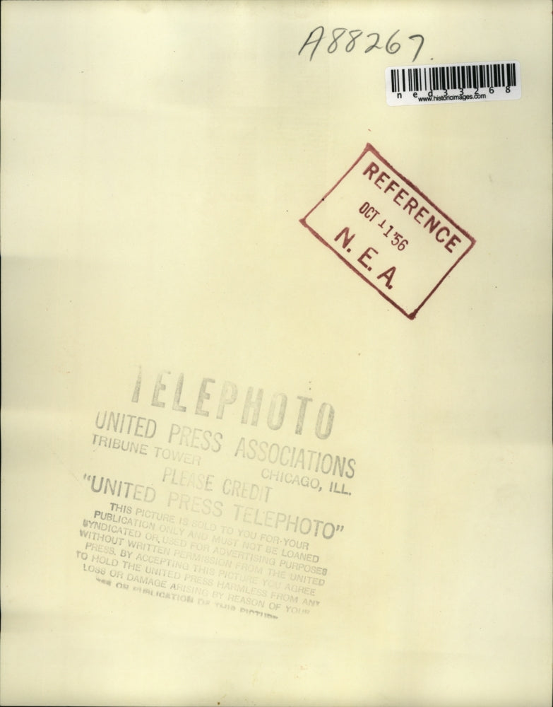 1956 Press Photo Emile Zola Defense Attorney for court martialed Marine Sgt