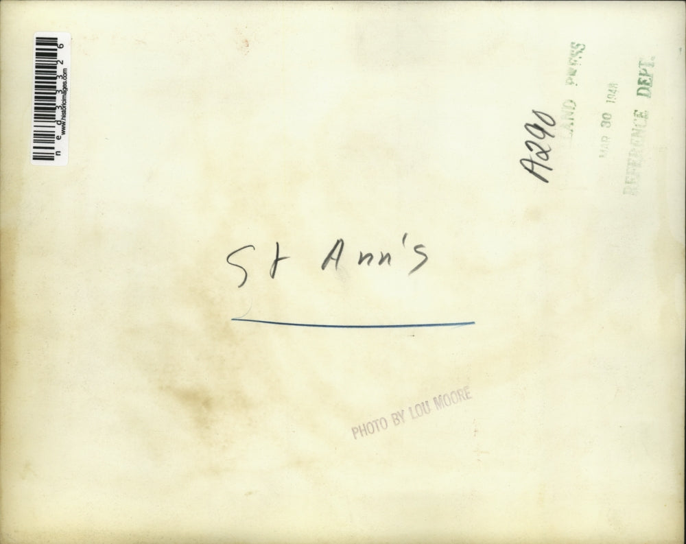 1946 Press Photo Saint Ann's Hospital Children Laying Down.