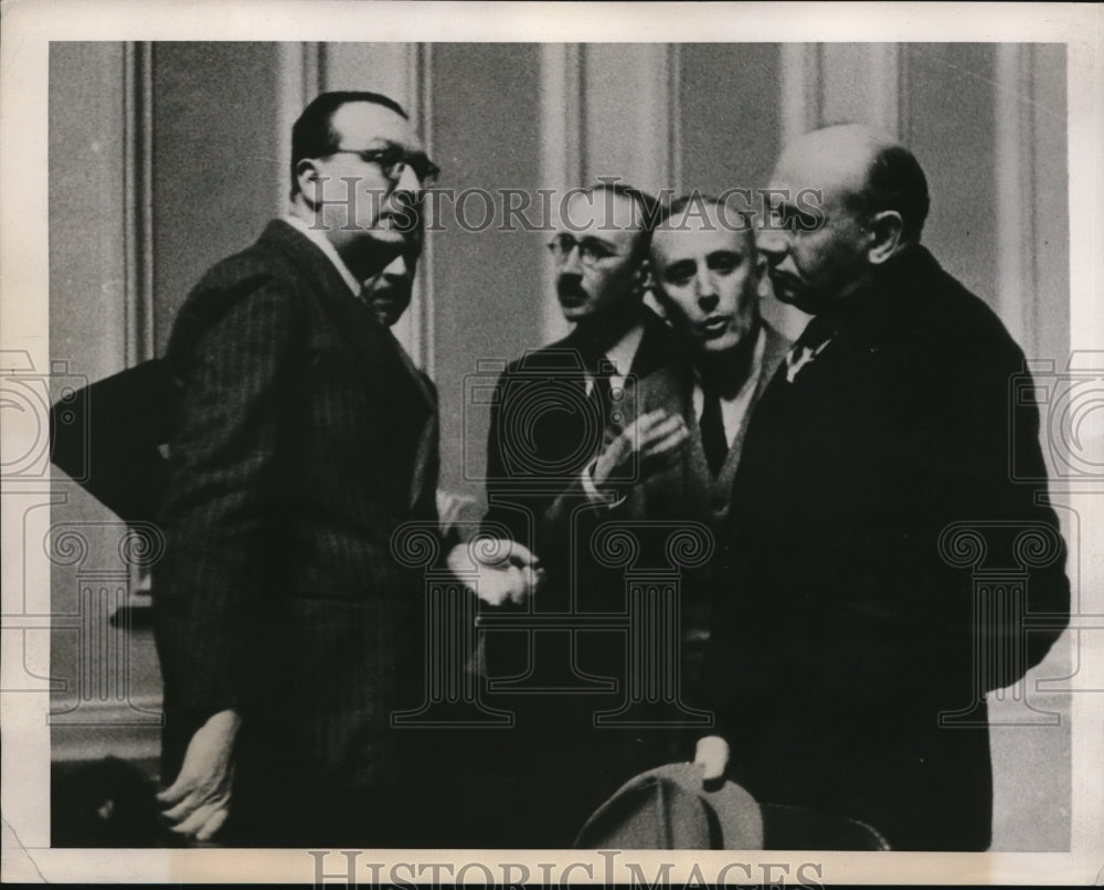 1938 Press Photo Peruvian delegates at Lima conference