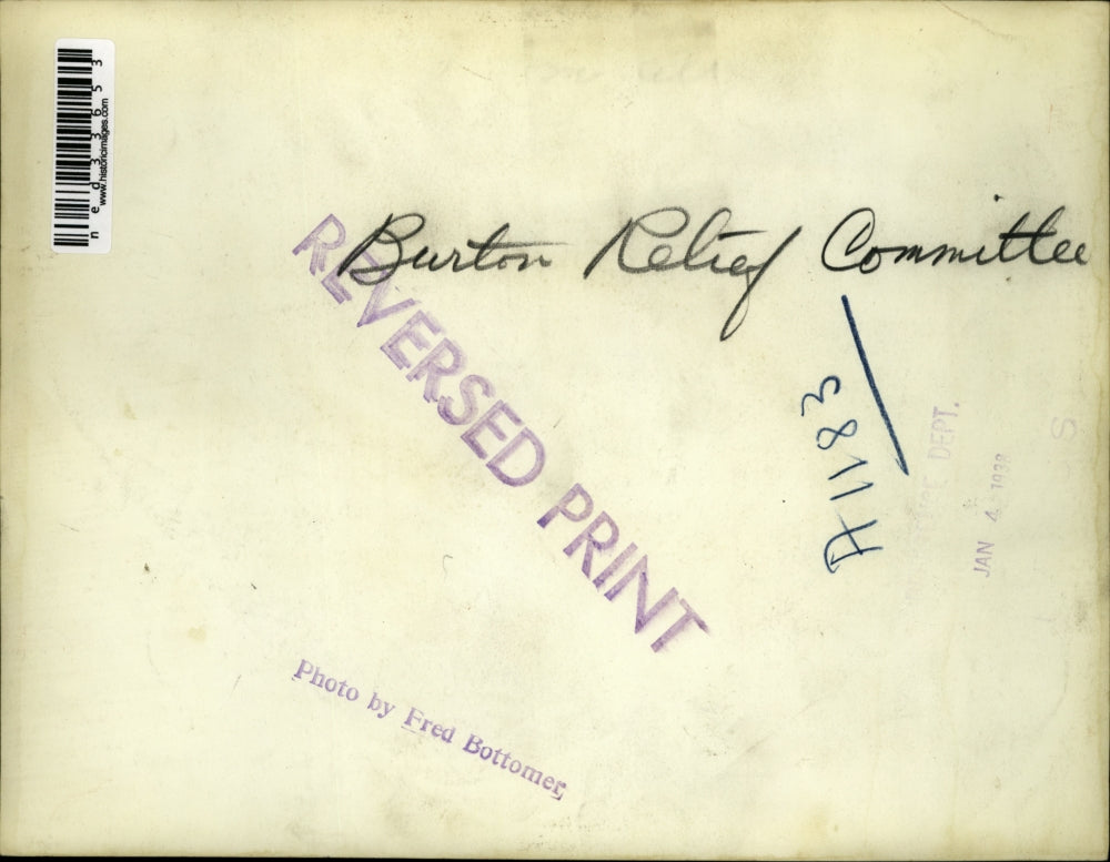 1938 Press Photo Burton Relie Committee at Council of Chamber - ned33653