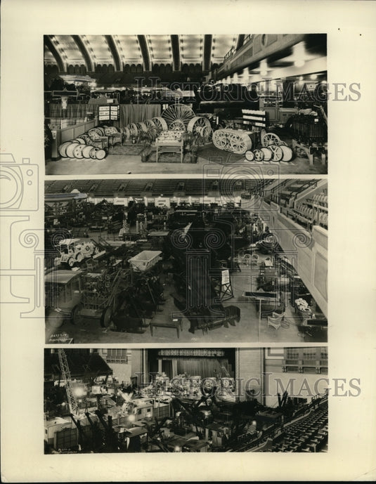 1932 Press Photo American Road Builders Association show at Detroit