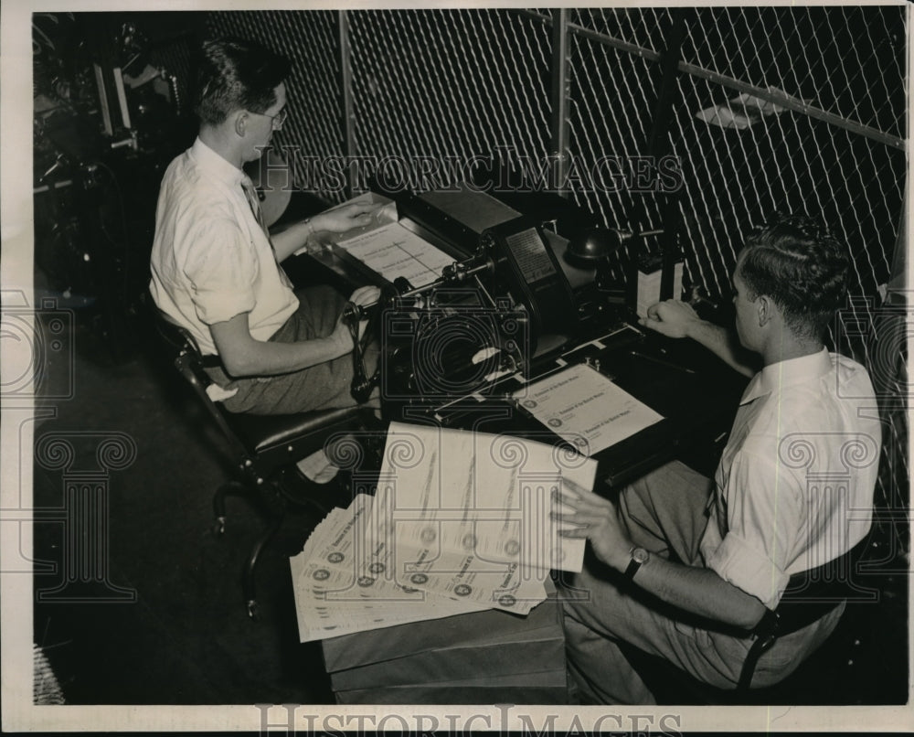 1936 Press Photo With June 15th set as date for delivery of 38,000,000 bonus