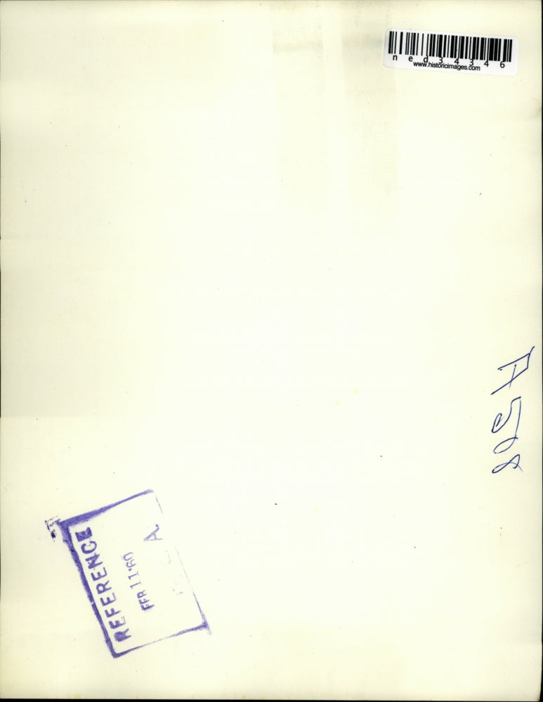 1960 Press Photo Brian Headings fishing in puddle