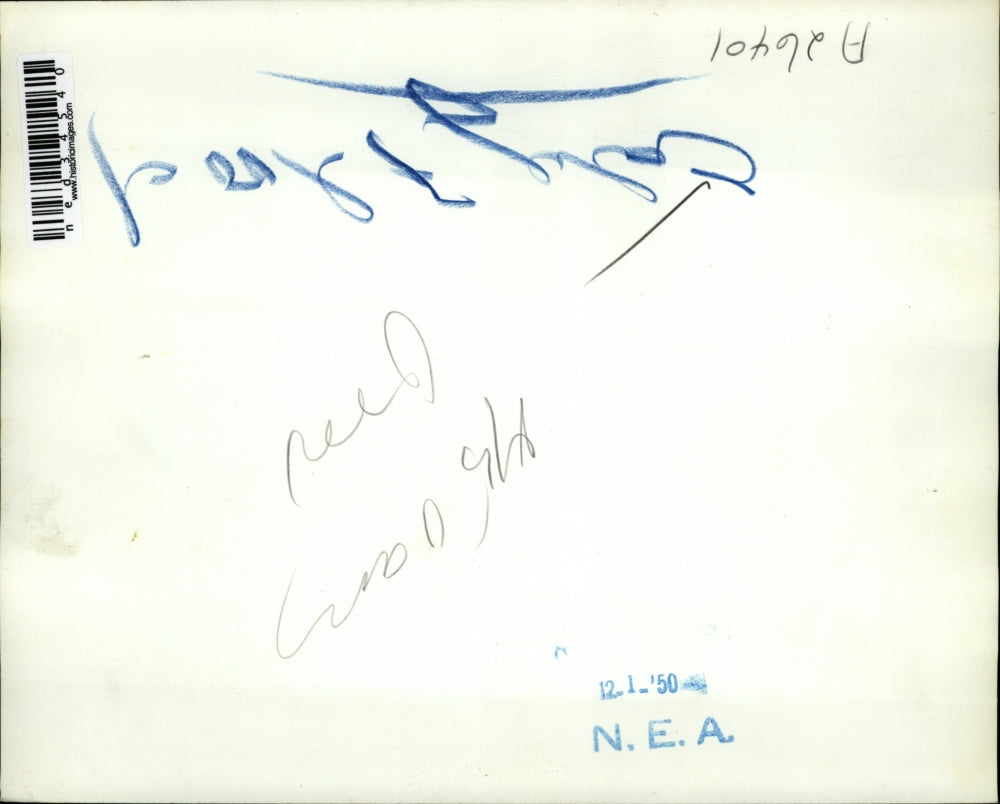 1950 Press Photo Flood Water covered the Tuttle Area at Merced California