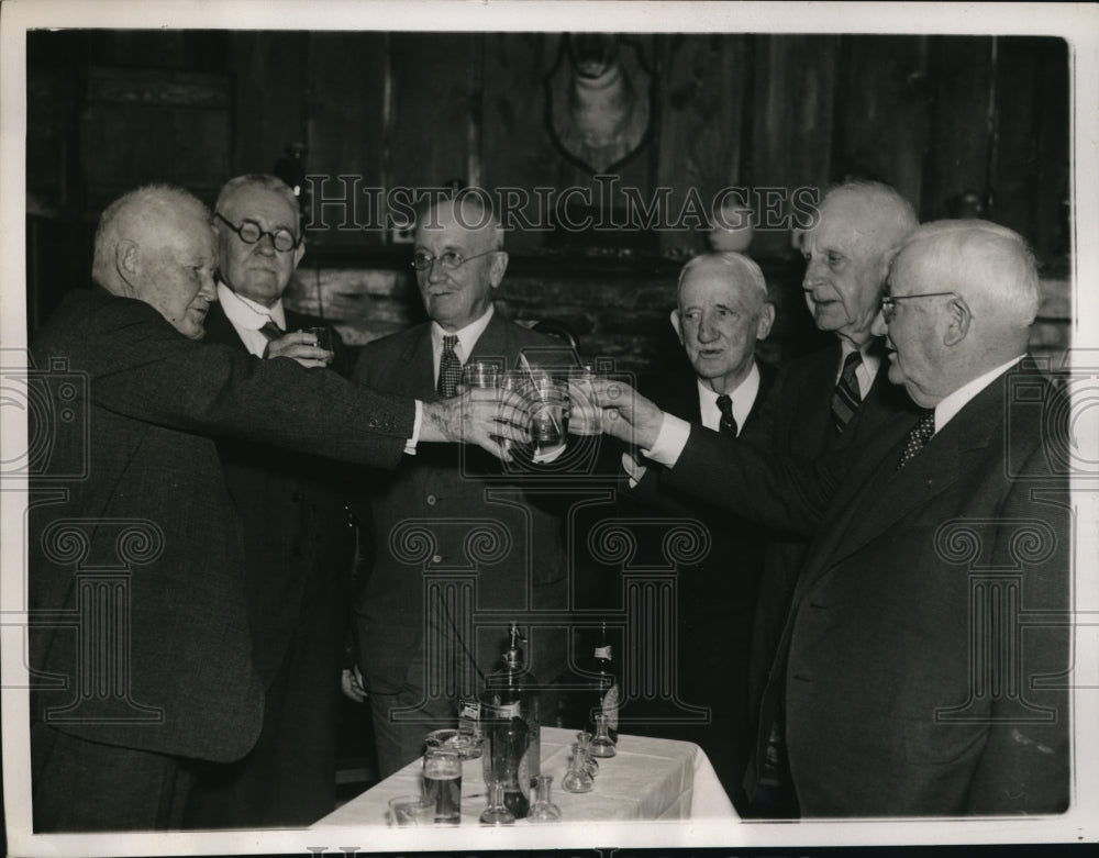 1937 Press Photo Washington Dc Members of the United States Naval Academy of