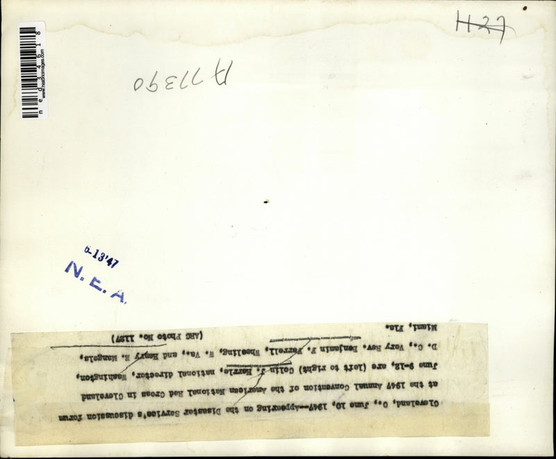 Load image into Gallery viewer, 1947 Press Photo Colin J. Herrle, Benjamin F. Ferrell and Henry E. Mangels

