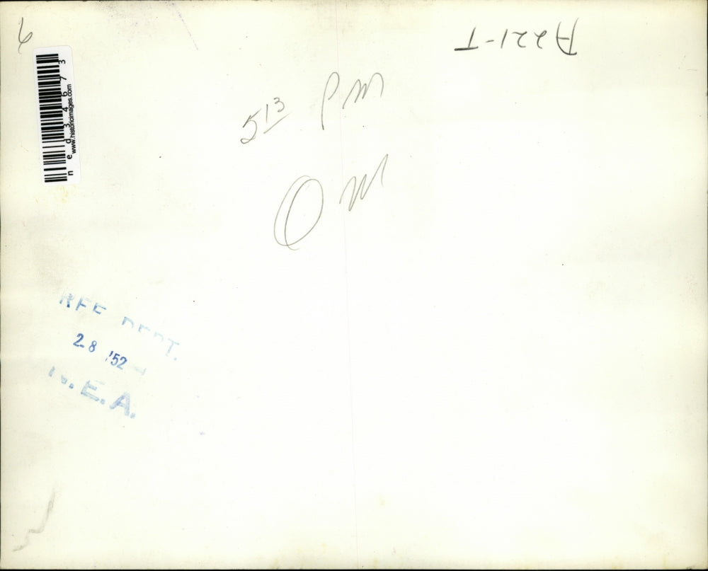 1952 Press Photo Sanda Williams receiving typhoid inoculation "shot"