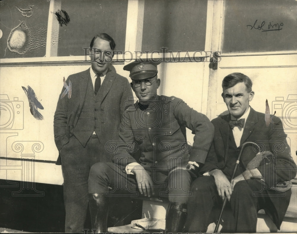 1922 Press Photo Leaders Claude Smith, Dr. S.H. James & A.L. Irvin