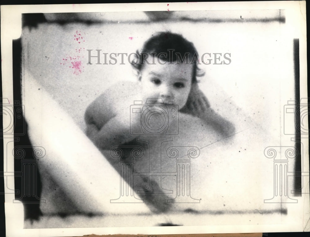 1934 Press Photo Baby Allene Lamson of David A. Lamson