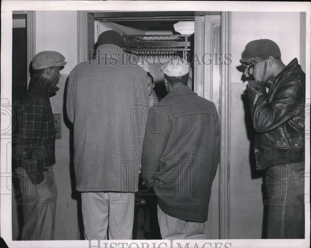 1957 Press Photo These four were found guilty in beatings of ushers