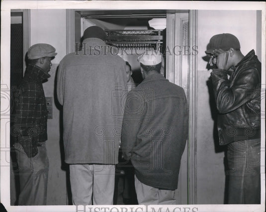 1957 Press Photo These four were found guilty in beatings of ushers