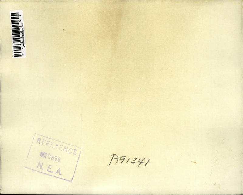 Load image into Gallery viewer, 1959 Press Photo Frederick L. Moore begins fast to protect University policies
