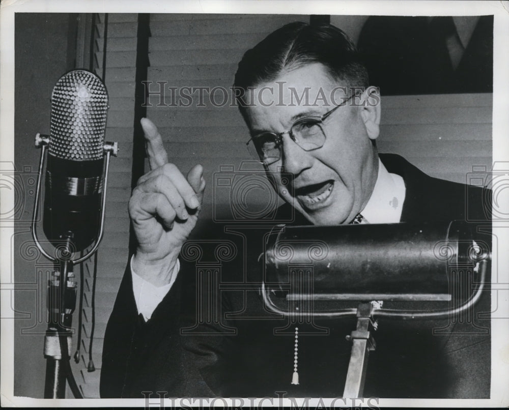 1950 Press Photo Joseph T. Ferguson insists he will beat Bob Taft in campaign