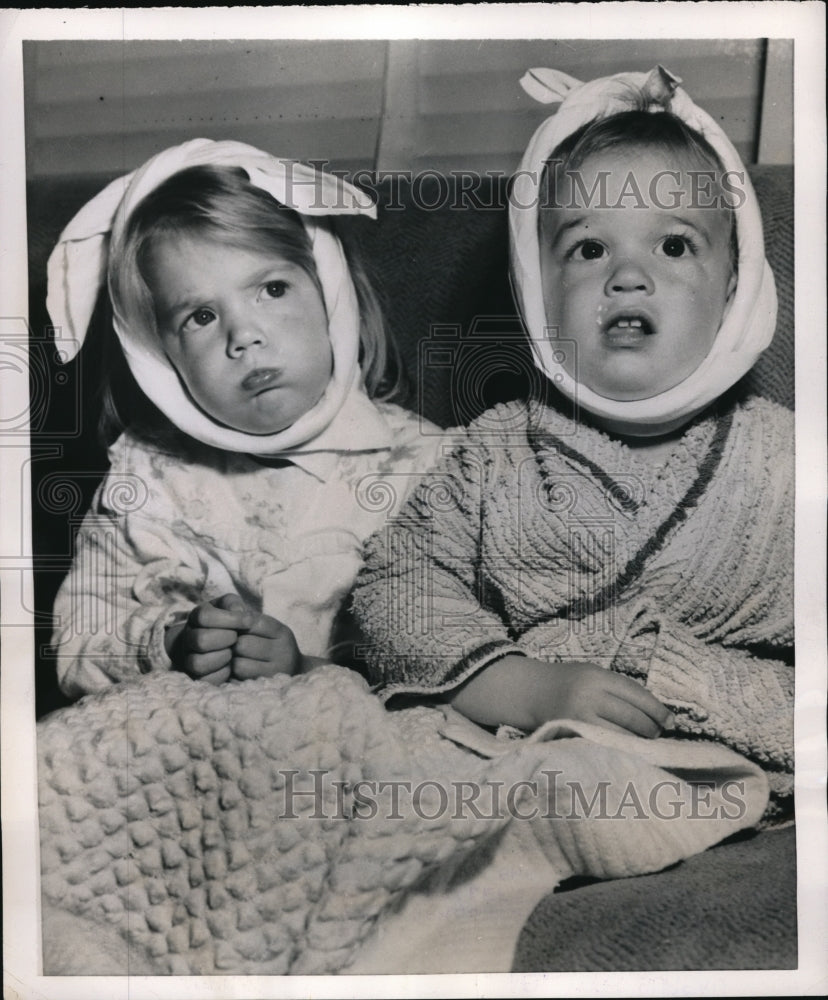 1953 Press Photo San Francisco The expressions on the faces of Carol Ann Warren- Historic Images