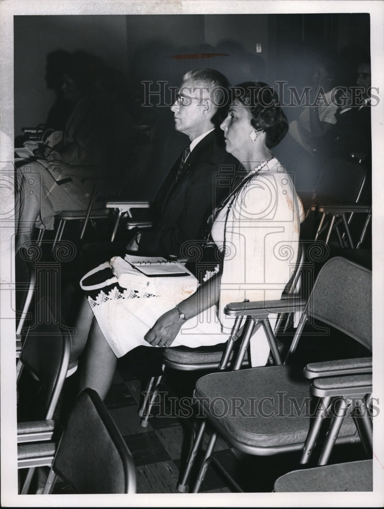 1960 Press Photo Mr. And Mrs. Luke H. Lyman of Lakewood