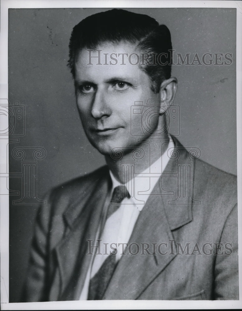 1959 Press Photo Dr. John Q. Wolf Of Southwestern College