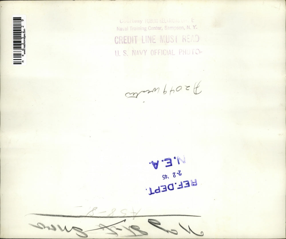 1945 Press Photo Truck in New York State snow