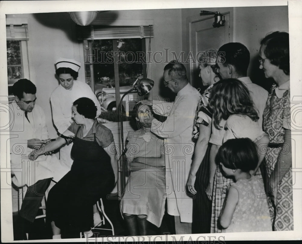 1939 Press Photo Federal Farm Security Clinic