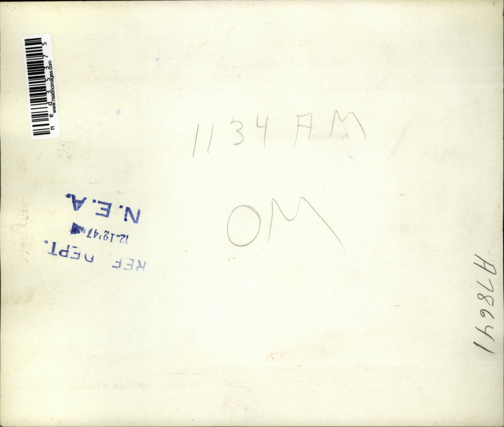 1947 Press Photo Adelen Hauen with five Kick children and family dog