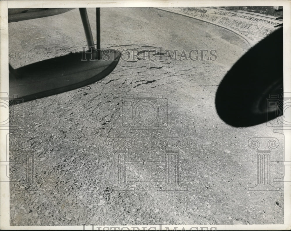 1936 Press Photo Photo Shows Ice In Jamaica Bay