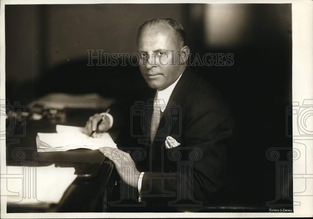 1936 Press Photo James A. Moffett federal housing administration