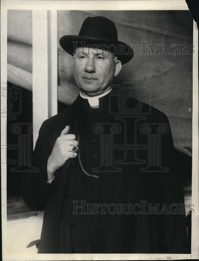 1929 Press Photo Monsignor L. Pumasoni-Blonc, Apolstolic Delegate to the United