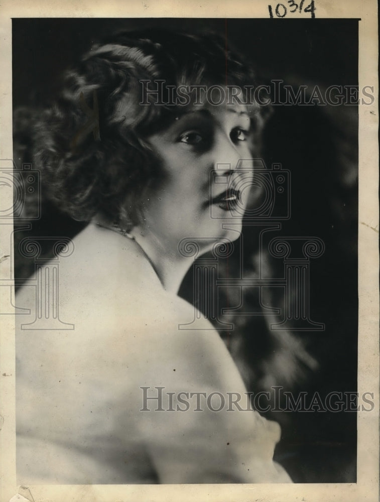1923 Press Photo Mary Walters Professional Dancer filed suit against Taxi Comp.