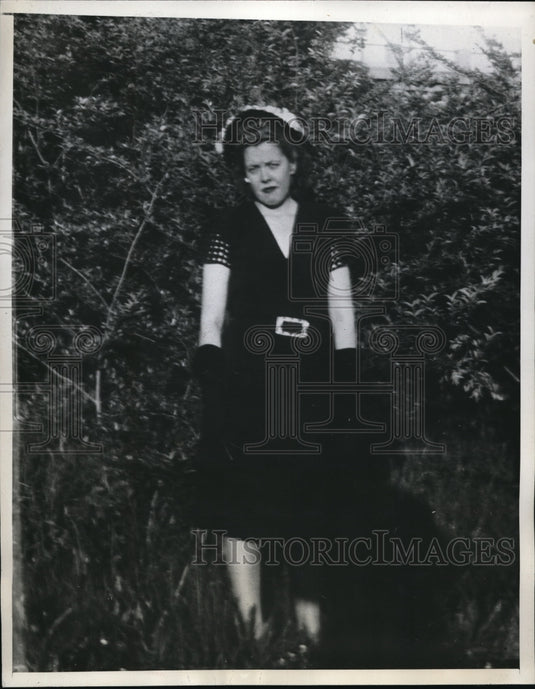 1946 Press Photo Margaret Hogan Shot By Ralph Whitt After Argument - ned35779