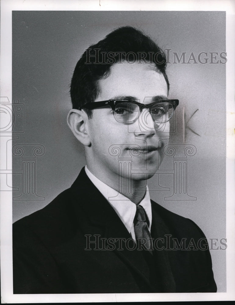 1956 Press Photo Glenn Freiberg, 14 years old, from Cleveland - ned35823