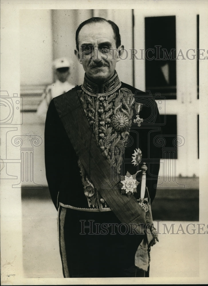 1930 Press Photo New Peruvian ambassador to U.S. a closeup of the newly-