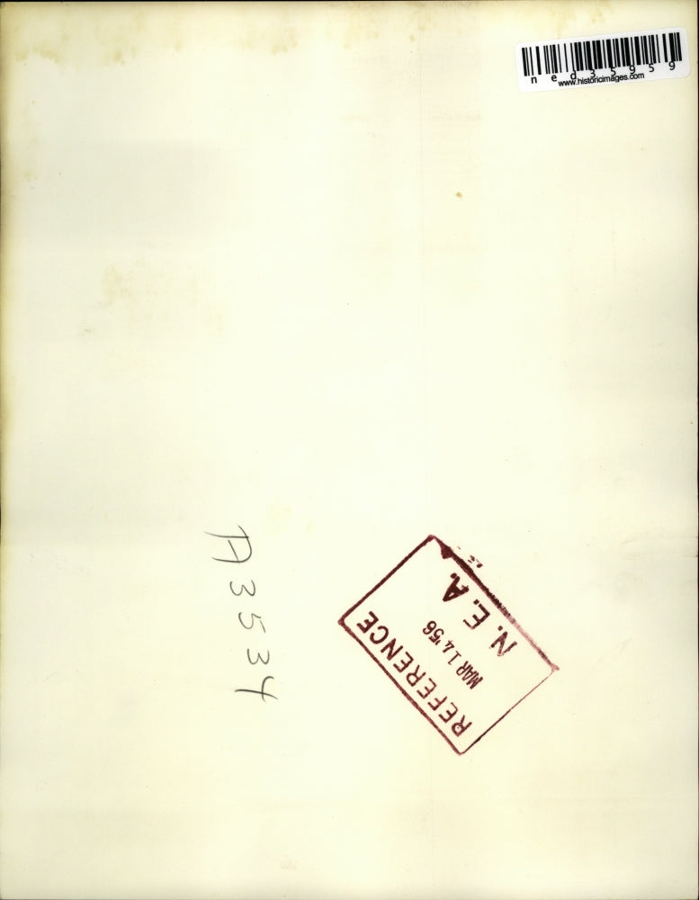 1958 Press Photo Tornadoes destroy structures of home In Marion Ind.