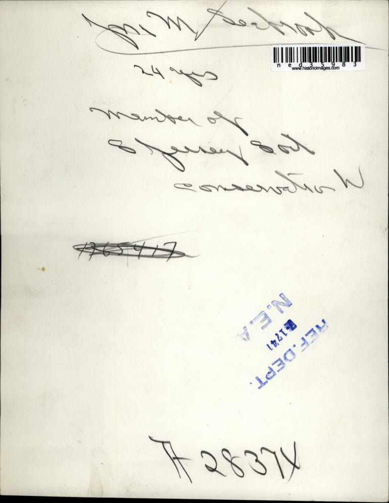 1941 Press Photo M. M Semonk, 24 years old, Member of conservation