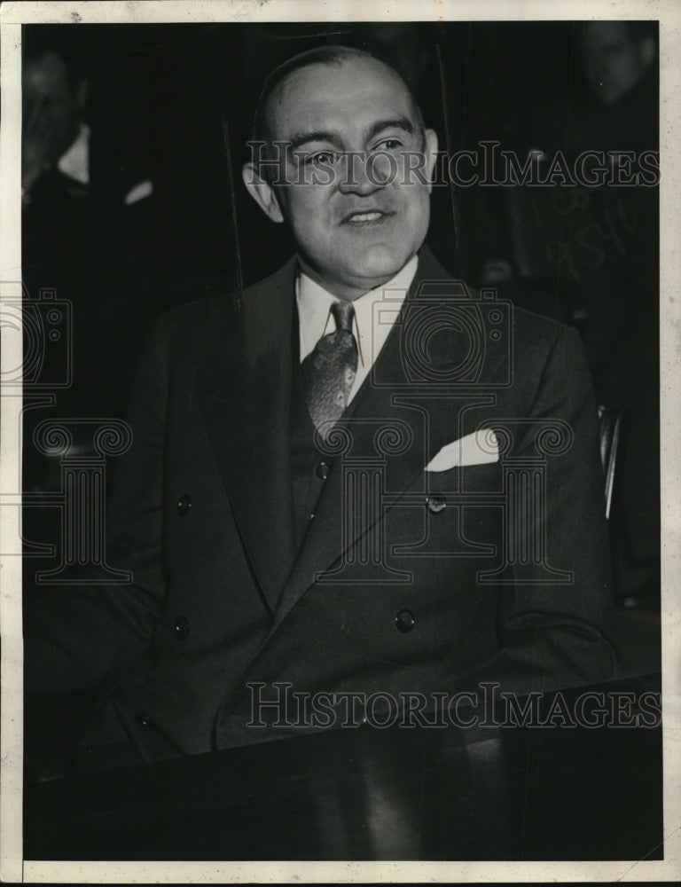 1934 Press Photo Harry H. Woodring, Assistant Secretary of War