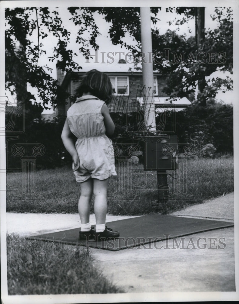 1959 Press Photo Dyker Heights Nursery School for the Blind in Brooklyn