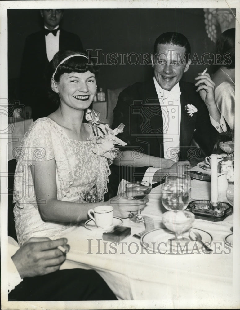 1935 Press Photo Marshall Sewell and Margot Taylor