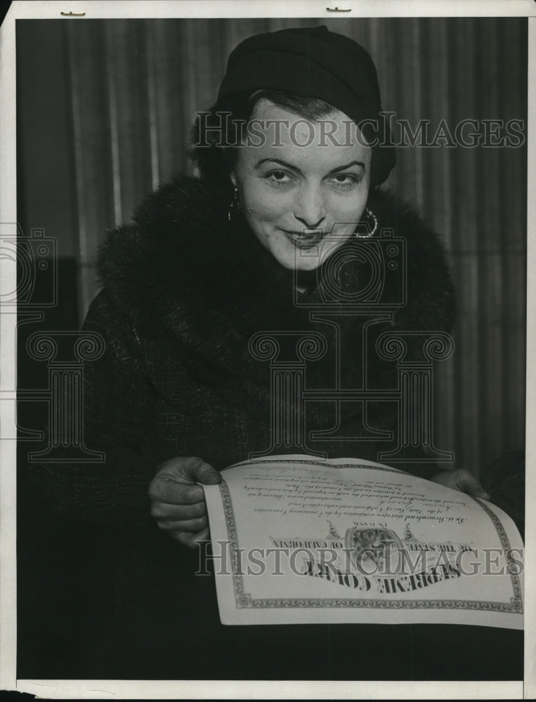 1932 Press Photo Olga Grey admitted to the bar and became a lawyer