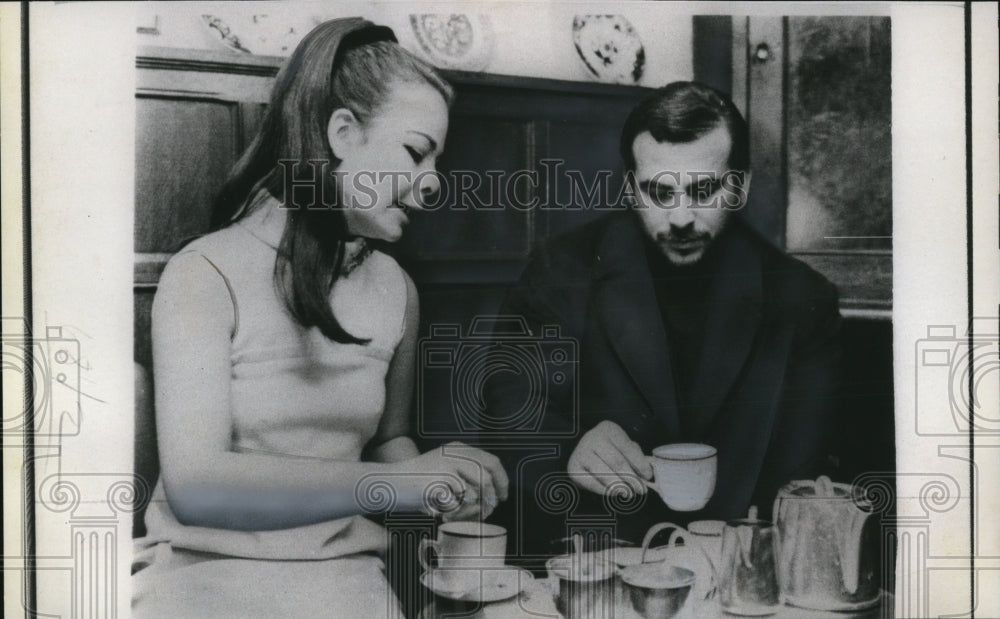 1967 Press Photo Italian Princess Maria Beatrice and her fiance Maurizio Arena