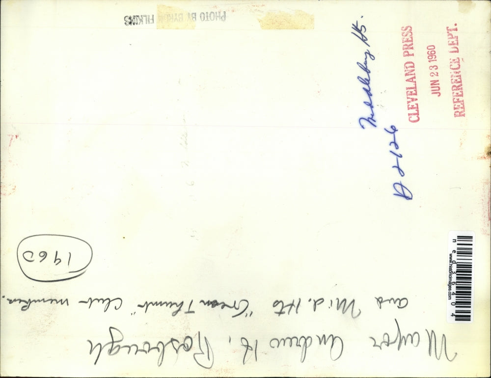 1960 Press Photo Mayor Andrew Rosbough and Green Thumb club members - ned36404