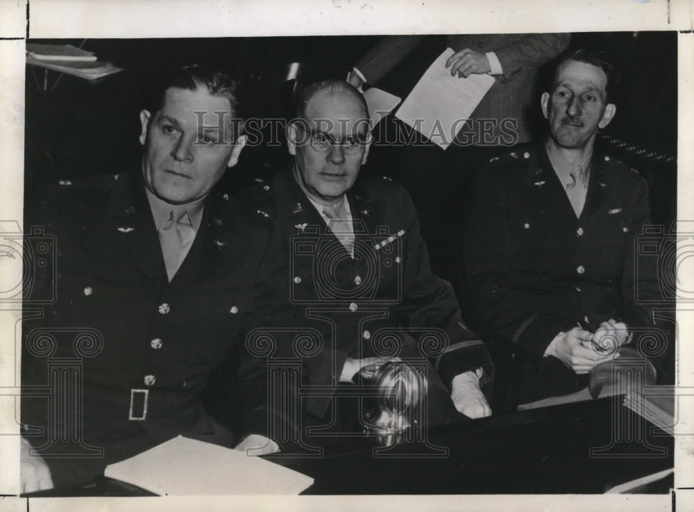 1944 Press Photo Defendants at the Public Court Martial - ned36414