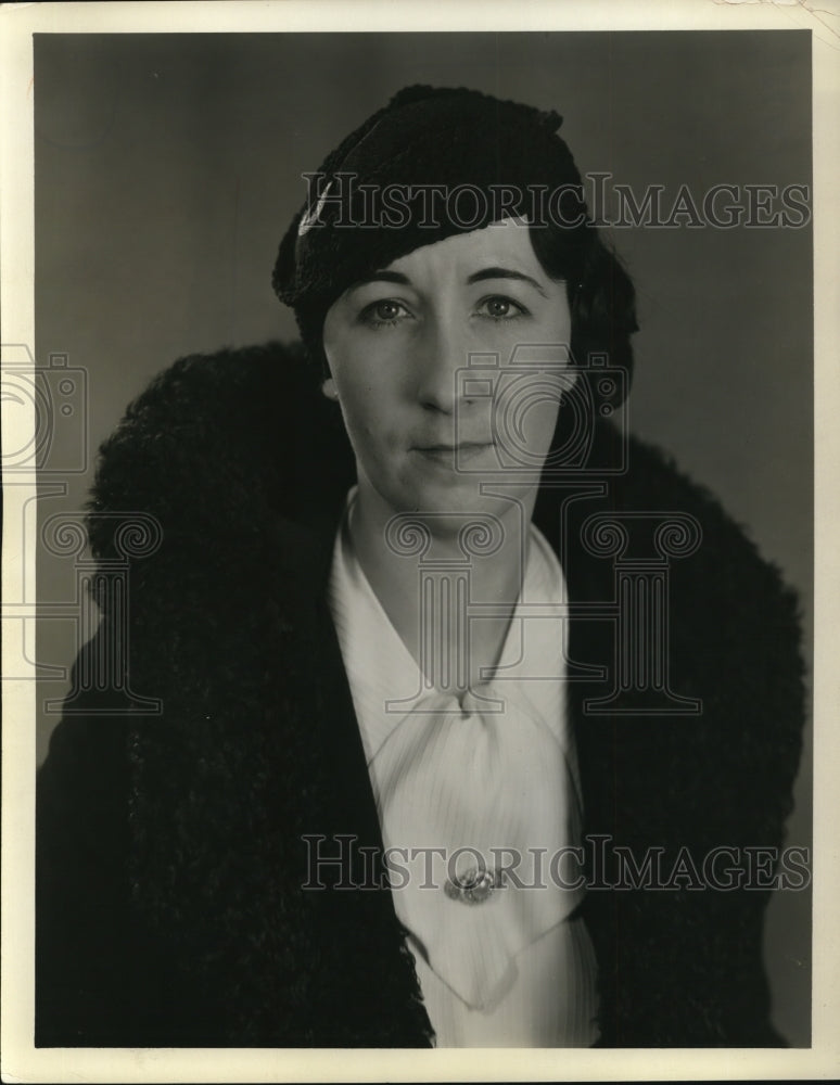 1934 Press Photo Mrs. H.J. Reehorst of Cleveland Heights