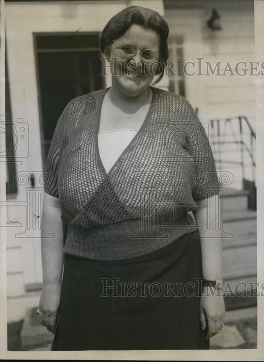 1934 Press Photo Martin J. Insull, brother of the fugitive Former Utilities