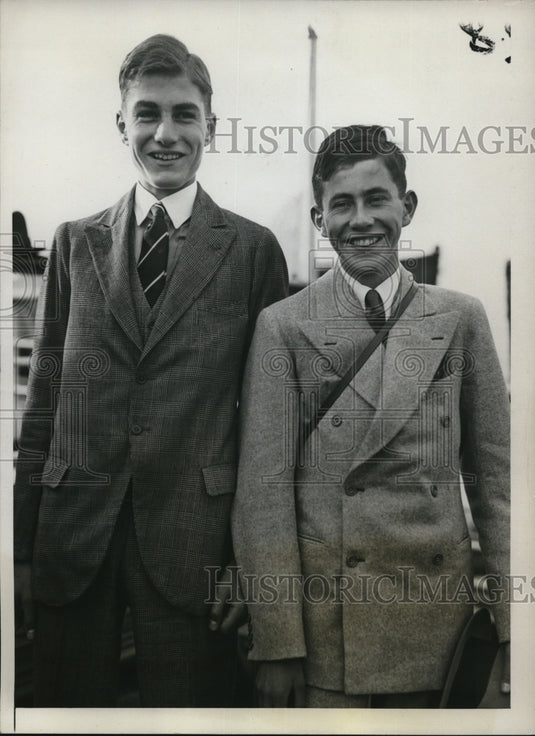 1933 Press Photo Hamish Stewart Forbes, John Martin English Scholarship Winners