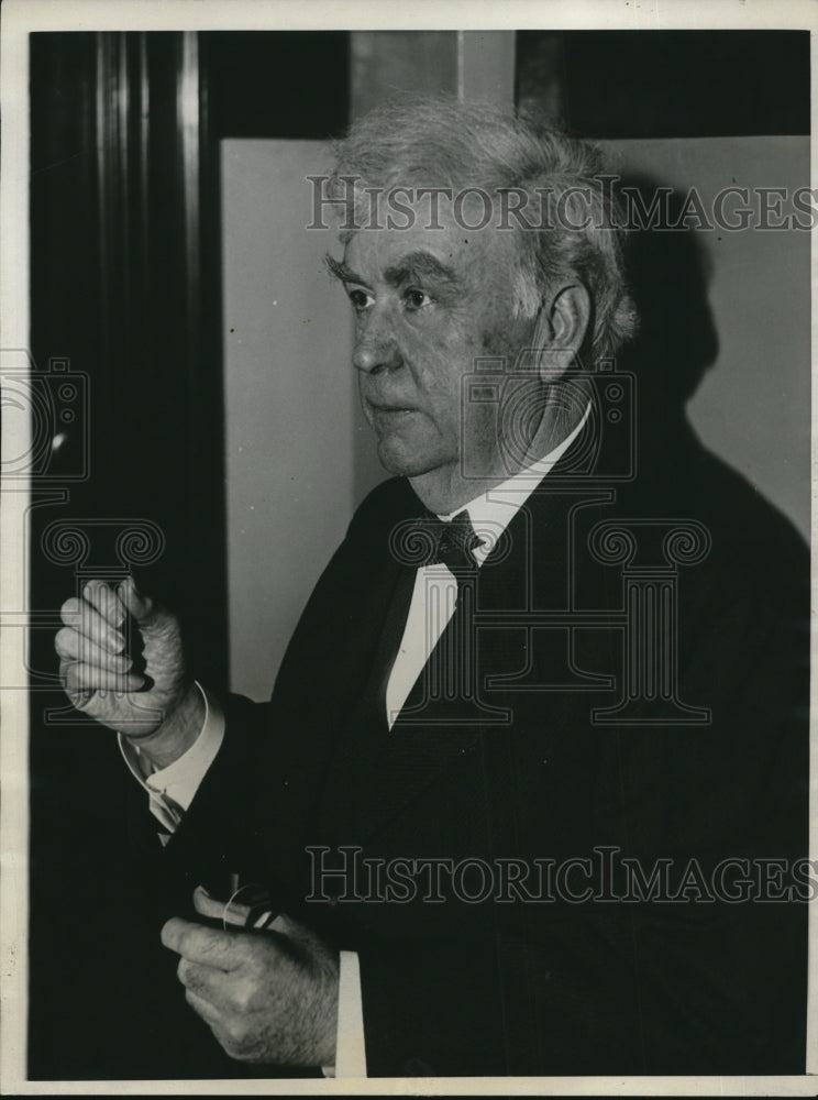 1932 Press Photo Ganret McEnerney San Francisco Attorney California Hoover