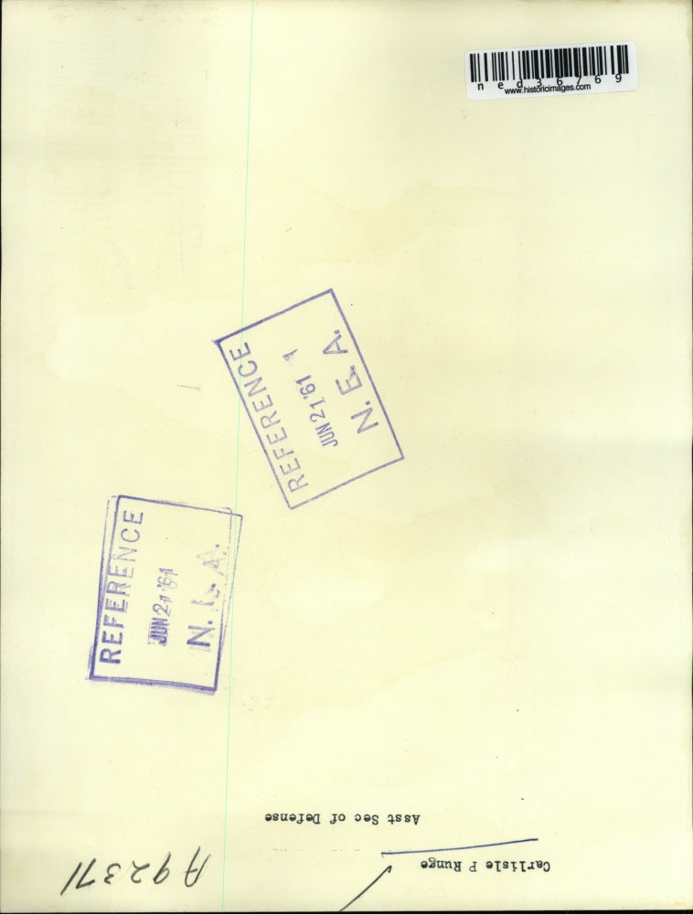 1961 Press Photo Carlisle P Runge Assistant Secretary Of Defense