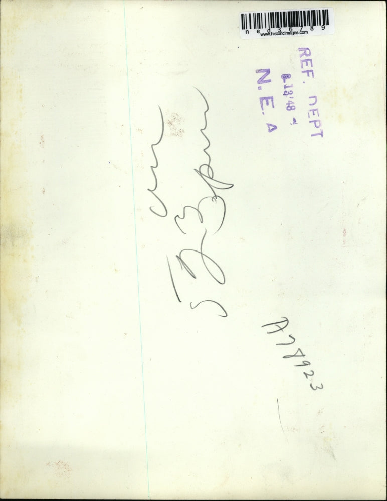 1948 Press Photo Elizabeth Bentley Pauses In Her Testimony