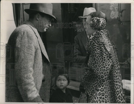 1936 Press Photo Reynold's Family