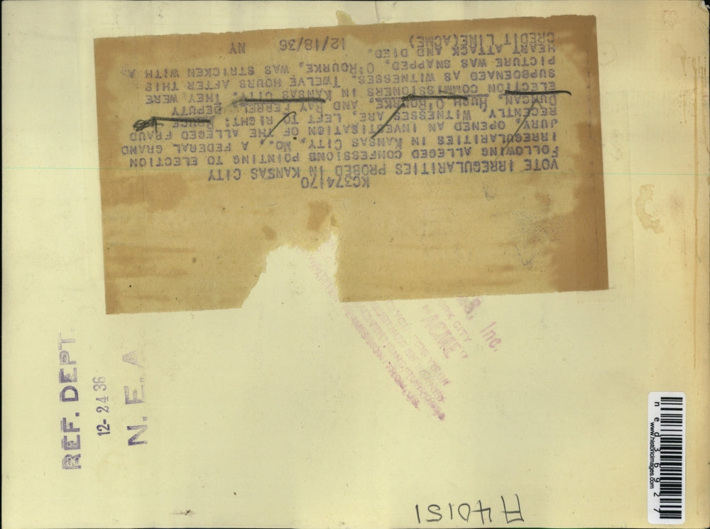 1936 Press Photo Bruce Duncan, Hugh O'Ronrke and Ray Ferrel, deputy election