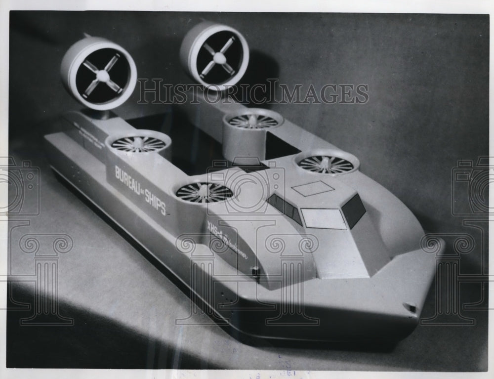 1962 Press Photo This model indicates the general appearance of a 22-ton